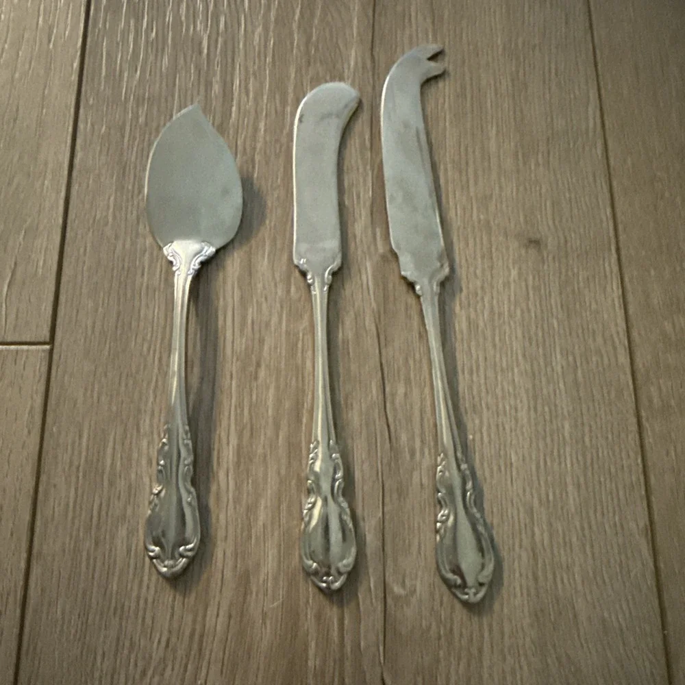 RSVP Flatware‎ WIMBERLY Stainless 18/10 Glossy Silverware Jelly Cheese